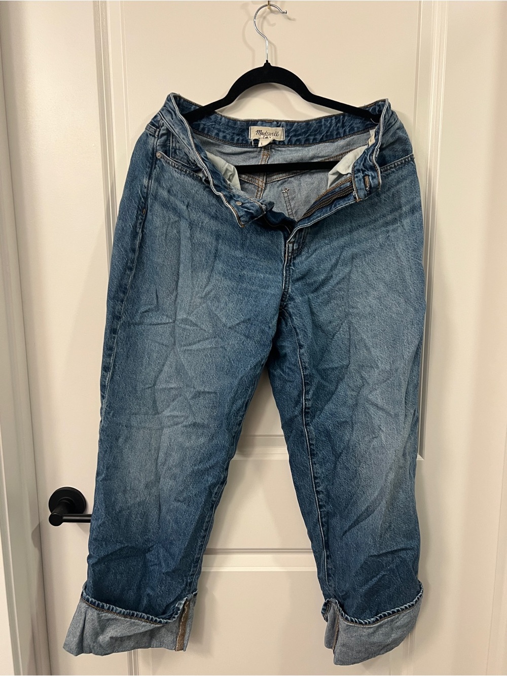 Madewell women’s cuffed jeans